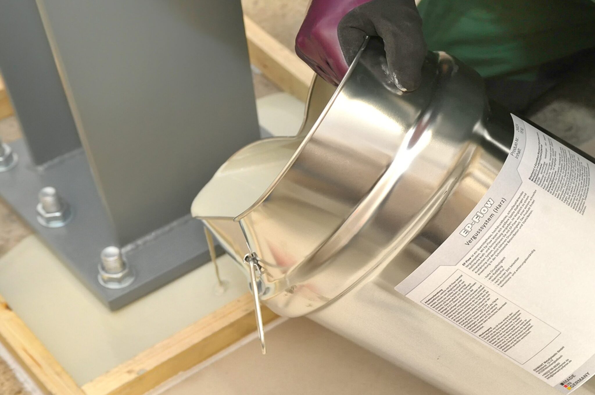 Filler for Steel and Concrete Connection